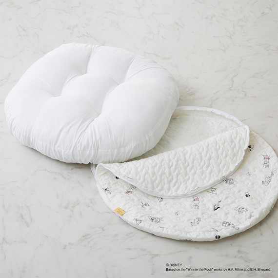 くまのプーさん イブル風 ラウンドクッション 3枚目画像