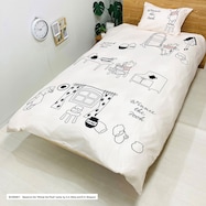 くまのプーさん 布団カバー シングルロングサイズ 2点セット 韓国風