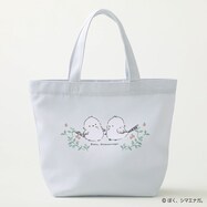 ぼく、シマエナガ。 ランチトート(ライトグレー)