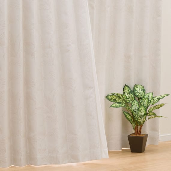 遮熱・遮音・遮光1級ドレープカーテン(遮音 DH09 100X110X2 IV) 1枚目画像