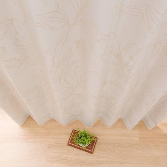 遮熱・遮音・遮光1級ドレープカーテン(遮音 DH09 100X110X2 IV) 3枚目画像