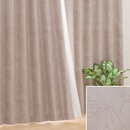 遮熱・遮音・遮光1級ドレープカーテン(遮音DH09 モカ)