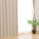 裏地付き・遮光ドレープカーテン(100X110X2 IV DH92) 2枚目画像