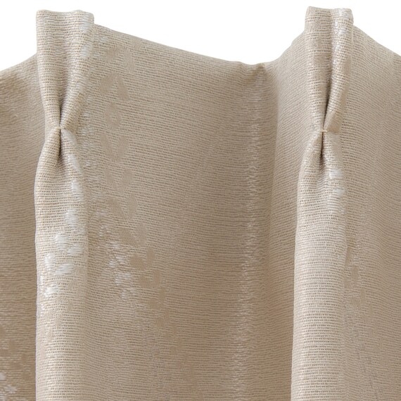 裏地付き・遮光ドレープカーテン(100X110X2 IV DH92) 5枚目画像