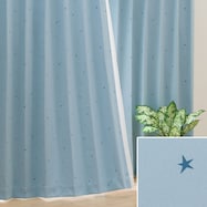 遮光2級・遮熱ドレープカーテン(ターコイズブルー DH94)