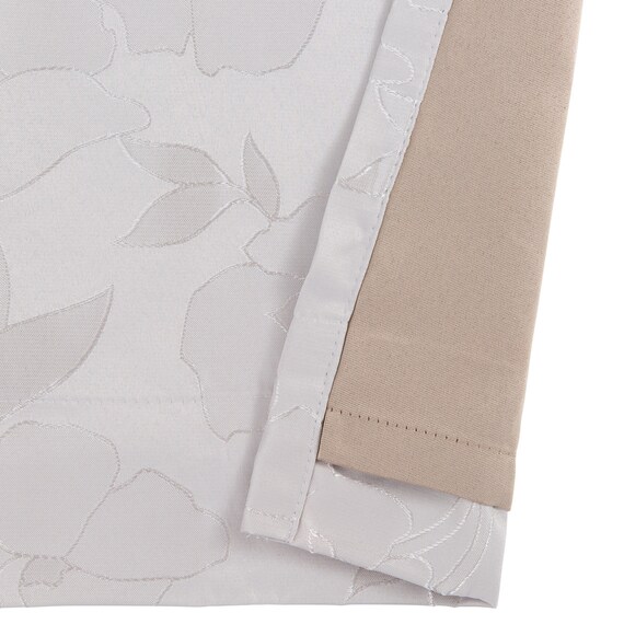 遮光2級・遮熱・裏地付きカーテン(サシャ 100X135X2 LGY DH46) 7枚目画像