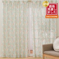 【デコホーム商品】ドレープカーテン（100X178X2 GR DH112）