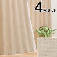 遮光・遮熱カーテン&遮熱・遮像レース4枚セット(DH04)