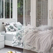 はさみでカットできる間仕切りカーテン(85X220 BE DH105)【期間限定価格:8/5~9/24まで】