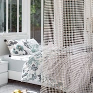 はさみでカットできる間仕切りカーテン(85X220 BE DH105)