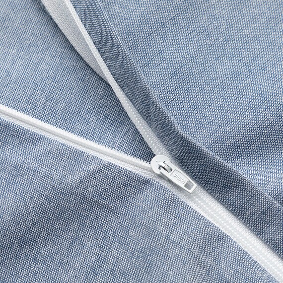 掛け布団カバー ダブル(TCウォッシュBL ST23-7 D) 2枚目画像