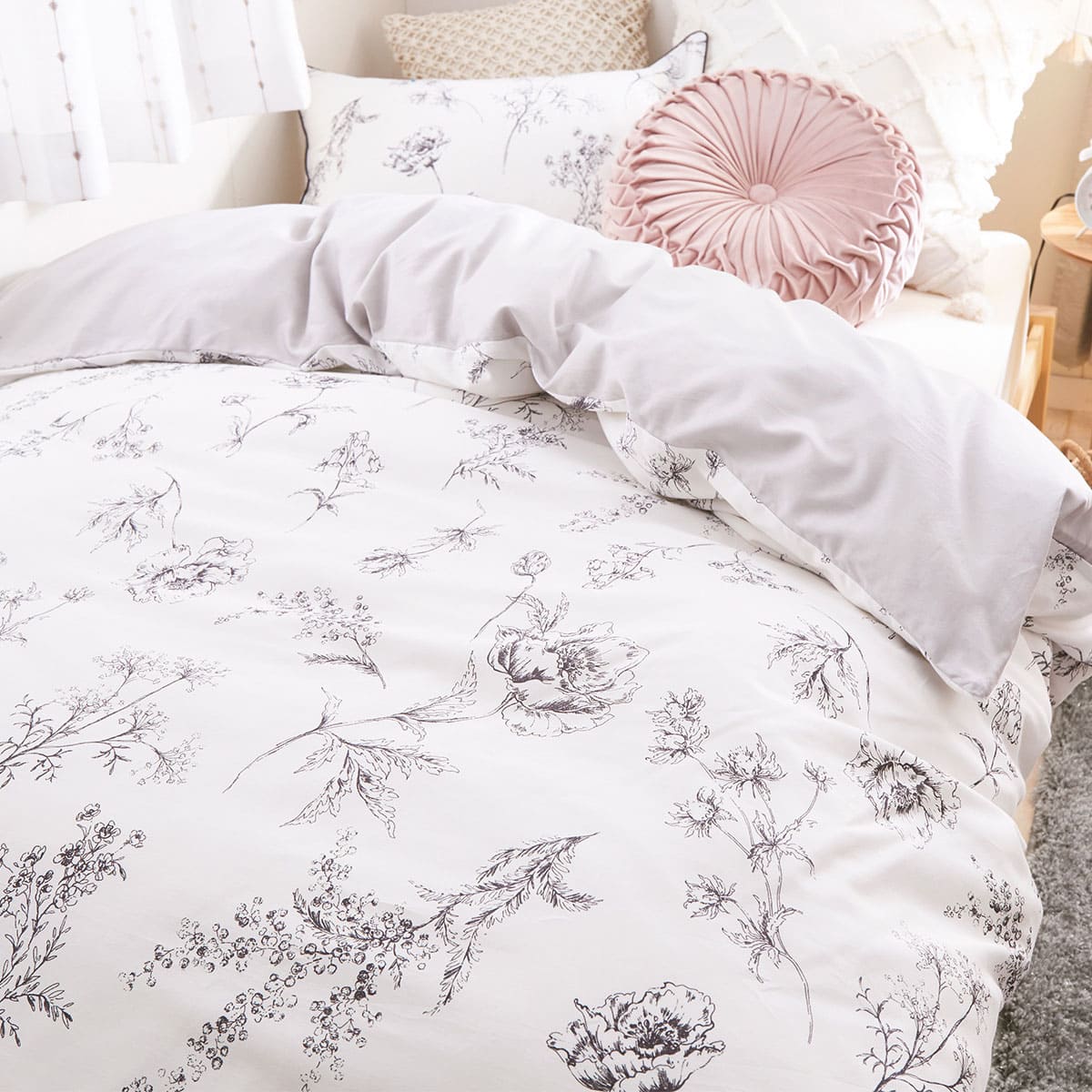 デコホーム商品 掛け布団カバー Bw花ラインアート柄 通販 ニトリネット 公式 家具 インテリア通販 デコホーム商品 掛け布団カバー Bw花ラインアート柄 通販 ニトリネット 公式 家具 インテリア通販