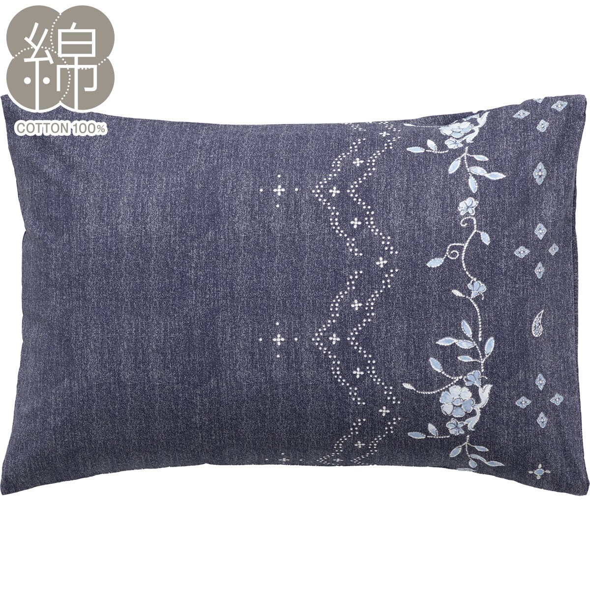 【デコホーム商品】枕カバー（花柄 NV NN7） ニトリ