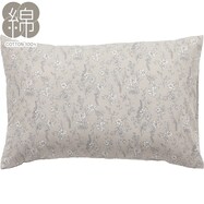 【デコホーム商品】枕カバー（ラインフラワー ST22 GYBE）