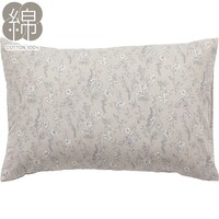 【デコホーム商品】枕カバー（ラインフラワー ST22 GYBE）