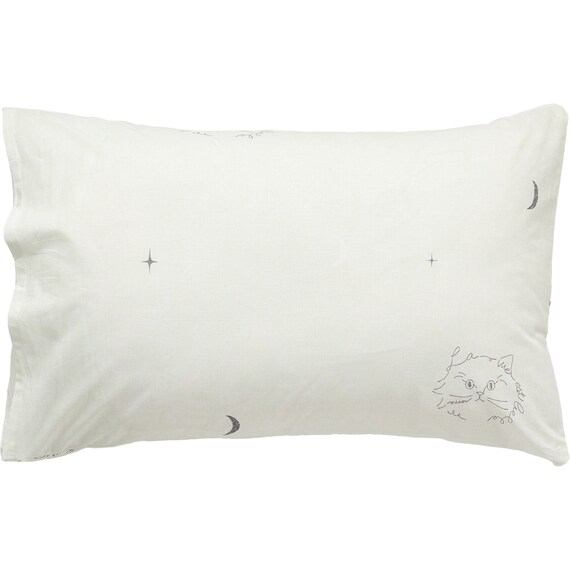 枕カバー（ネコ ST22 LGR） 2枚目画像