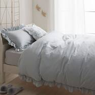 掛け布団カバー（ウォッシュ フリル F6）