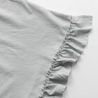 掛け布団カバー セミダブル(ウォッシュ フリル F6 GR SD) 3枚目画像