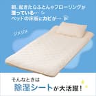 洗える珪藻土入り除湿シート ダブル(T2 BL D) 5枚目画像
