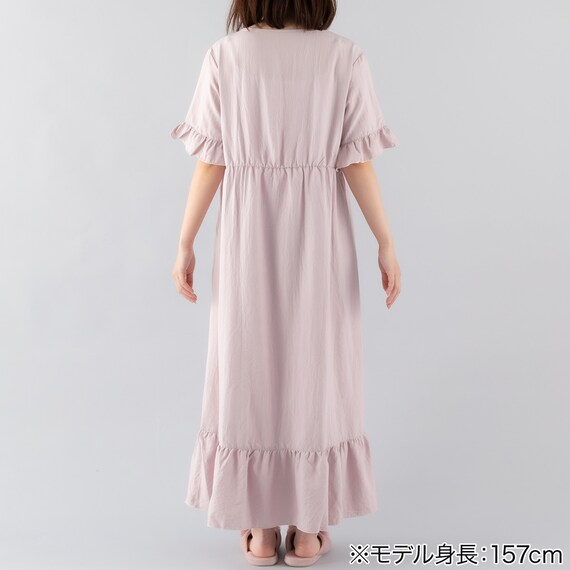フリルワンピース(N301 RO M-L) 4枚目画像