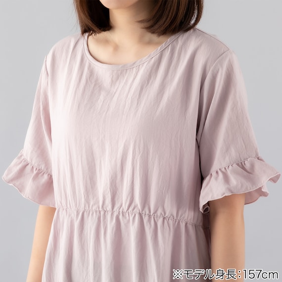 フリルワンピース(N301 RO M-L) 5枚目画像