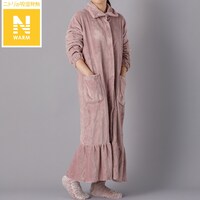 【デコホーム商品】着る毛布(Nウォーム フリルRO KM03 120)