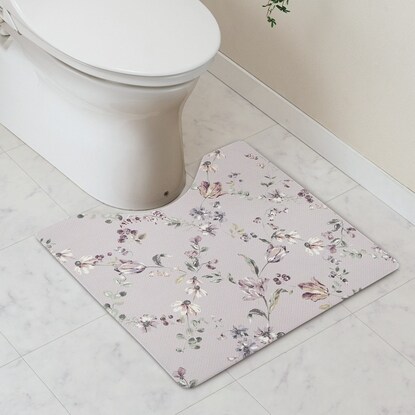 デコホーム商品 拭けるトイレマット Pvc 花柄 Lpu Nn9 通販 ニトリネット 公式 家具 インテリア通販