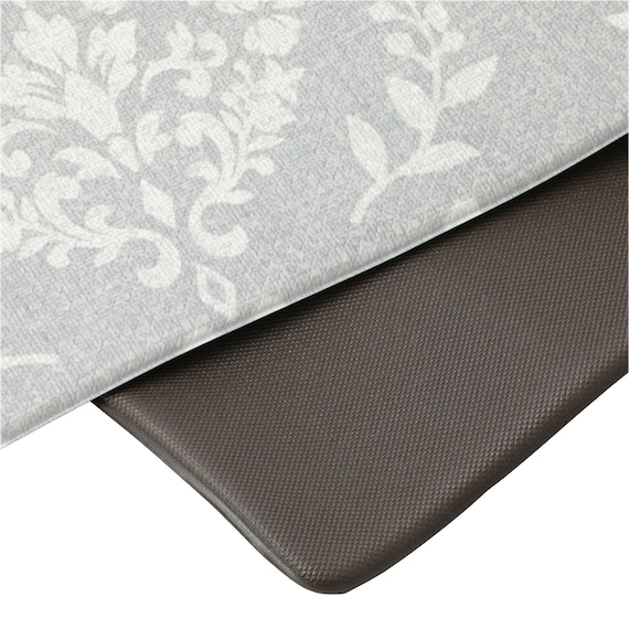 拭けるキッチン用クッションフロアマット(PVC ボーテGY 45X180) 4枚目画像