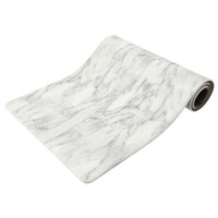 【デコホーム商品】拭けるキッチン用クッションフロアマット(PVC マーブルWH 45X180)