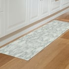 拭けるキッチン用クッションフロアマット(PVC マーブルWH 45X240) 1枚目画像