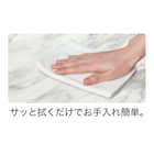 拭けるキッチン用クッションフロアマット(PVC マーブルWH 45X240) 8枚目画像