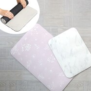【デコホーム商品】珪藻土入りやわらかバスマット(ソフトカイテキ）