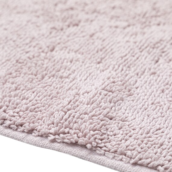 8本撚りパイルで肌触り良く 吸水 タオルバスマット(Dリッチ 30X50 PI) 4枚目画像