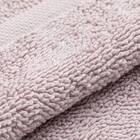 8本撚りパイルで肌触り良く 吸水 タオルバスマット(Dリッチ 30X50 PI) 6枚目画像