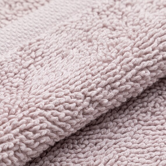 8本撚りパイルで肌触り良く 吸水 タオルバスマット(Dリッチ 30X50 PI) 6枚目画像