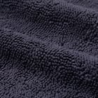 8本撚りパイルで肌触り良く 吸水 タオルバスマット(Dリッチ 30X50 NV) 7枚目画像