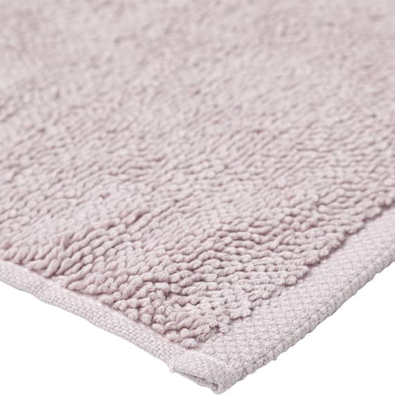 8本撚りパイルで肌触り良く 吸水 タオルバスマット(Dリッチ 45X60 PI) 3枚目画像