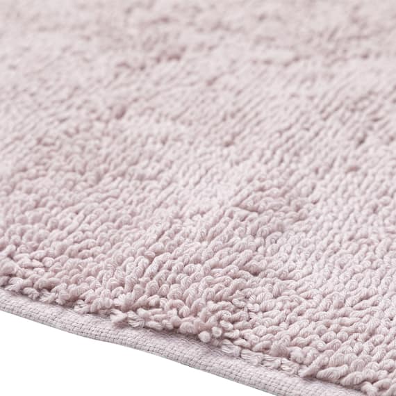 8本撚りパイルで肌触り良く 吸水 タオルバスマット(Dリッチ 45X60 PI) 4枚目画像