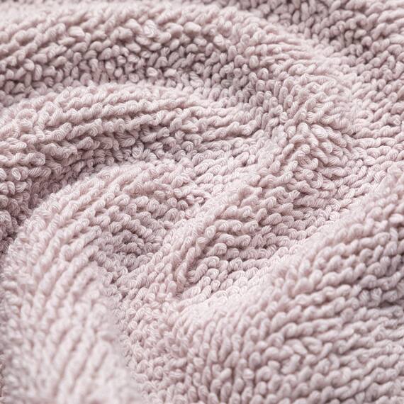 8本撚りパイルで肌触り良く 吸水 タオルバスマット(Dリッチ 45X60 PI) 5枚目画像