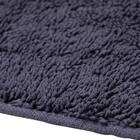 8本撚りパイルで肌触り良く 吸水 タオルバスマット(Dリッチ 45X60 NV) 4枚目画像