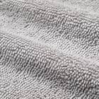 8本撚りパイルで肌触り良く 吸水 タオルバスマット(Dリッチ 45X60 LGY) 7枚目画像