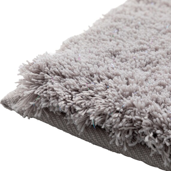 高密度でたっぷり吸水 踏み心地ふかふか バスマット(3550 LGY RJ01) 5枚目画像