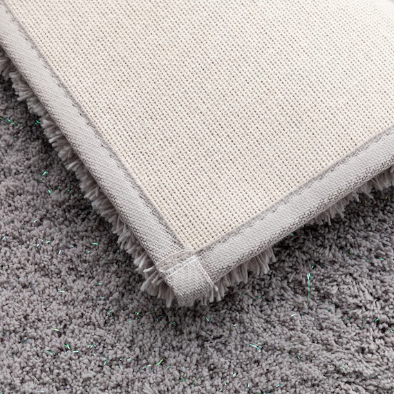 高密度でたっぷり吸水 踏み心地ふかふか バスマット(3550 LGY RJ01) 6枚目画像