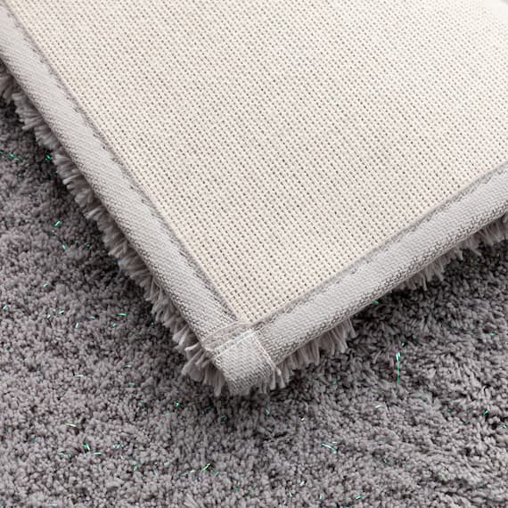 高密度でたっぷり吸水 踏み心地ふかふか バスマット(4560 LGY RJ01) 6枚目画像