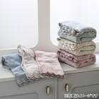 スカラップ刺繍　フェイスタオル（BL SR22） 4枚目画像