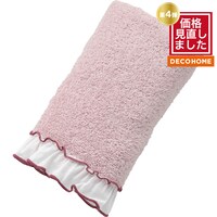【デコホーム商品】フェイスタオル（Dフリル2 RO IW01）