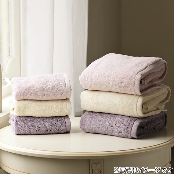 ふわふわな肌触りで たっぷり吸水 スリムバスタオル(Dリッチ2 PU RI23) 2枚目画像