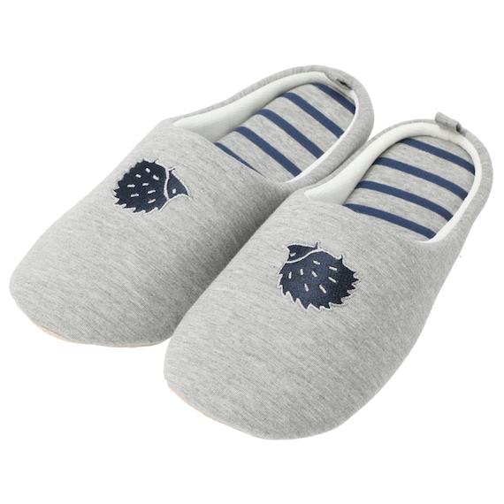 スリッパ(DH ハリネズミ GY L) 1枚目画像