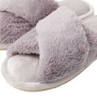 スリッパ(ファークロス sSRn03 グレー L) 6枚目画像