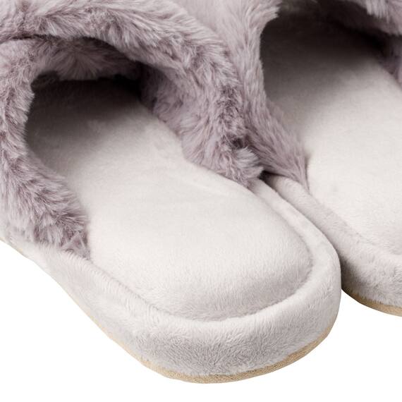 スリッパ(ファークロス sSRn03 グレー L) 7枚目画像